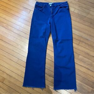 Zara Women's Royal Blue Flare Jeans
